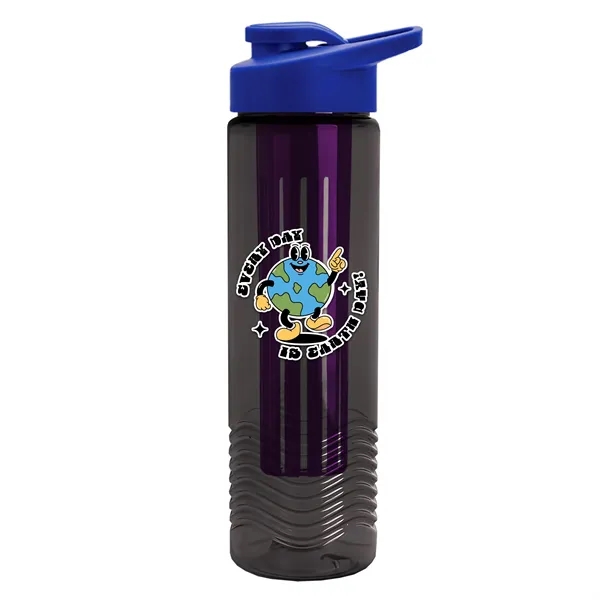 Wave 24 oz. Slim Cylinder Wave Design with Drink thru lid... from ASI 40480 Koozie Group