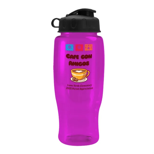 27 Oz Bottle w/ Flip Lid made from Recycled rPET.... from ASI 40480 Koozie Group