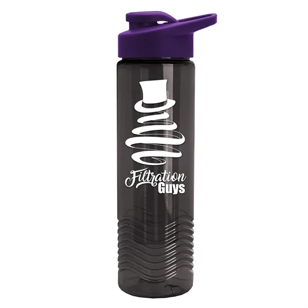 Wave 24 oz. Slim Cylinder Wave Design with Drink thru lid... from ASI 40480 Koozie Group