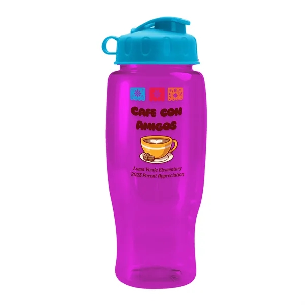 27 Oz Bottle w/ Flip Lid made from Recycled rPET.... from ASI 40480 Koozie Group