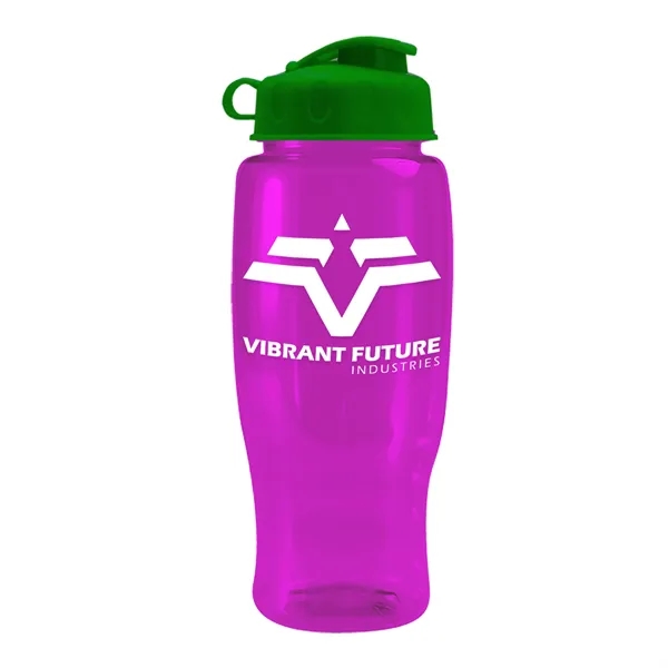 27 Oz Bottle w/ Flip Lid made from Recycled rPET.... from ASI 40480 Koozie Group
