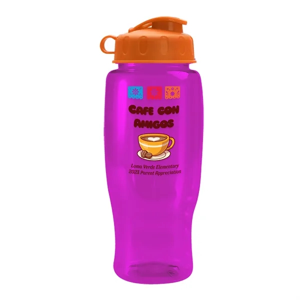 27 Oz Bottle w/ Flip Lid made from Recycled rPET.... from ASI 40480 Koozie Group