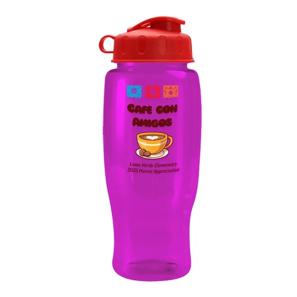 27 Oz Bottle w/ Flip Lid made from Recycled rPET.... from ASI 40480 Koozie Group