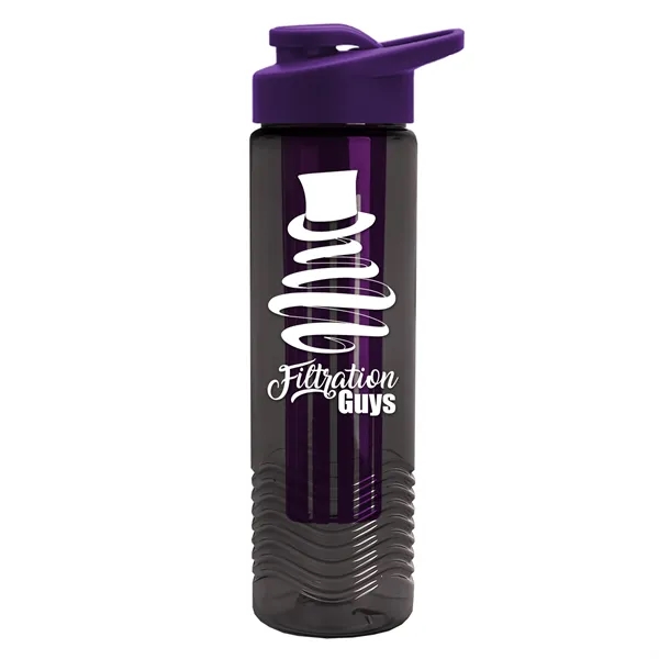 Wave 24 oz. Slim Cylinder Wave Design with Drink thru lid... from ASI 40480 Koozie Group
