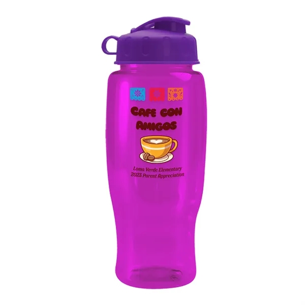 27 Oz Bottle w/ Flip Lid made from Recycled rPET.... from ASI 40480 Koozie Group