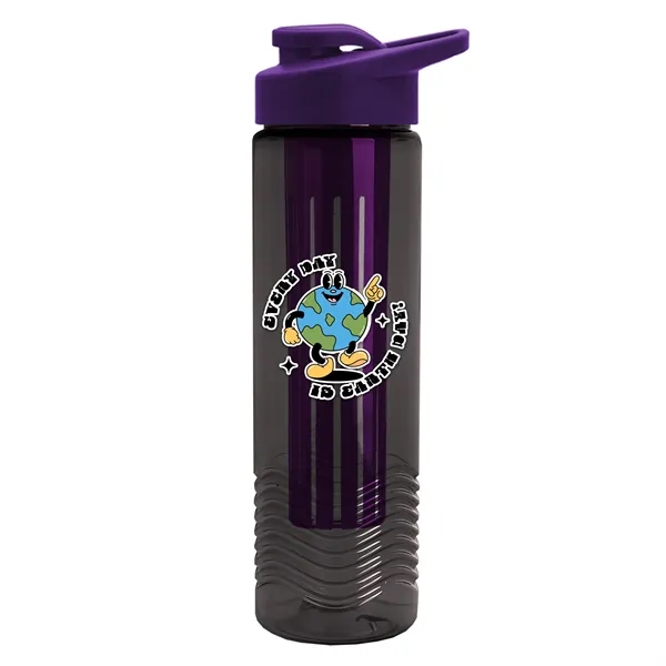 Wave 24 oz. Slim Cylinder Wave Design with Drink thru lid... from ASI 40480 Koozie Group