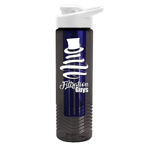 Wave 24 oz. Slim Cylinder Wave Design with Drink thru lid... from ASI 40480 Koozie Group