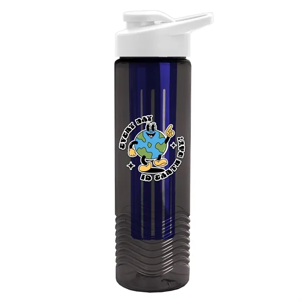 Wave 24 oz. Slim Cylinder Wave Design with Drink thru lid... from ASI 40480 Koozie Group