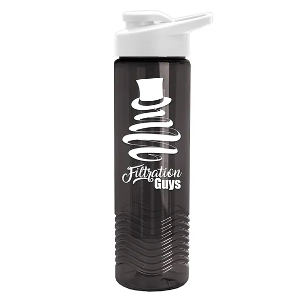 Wave 24 oz. Slim Cylinder Wave Design with Drink thru lid... from ASI 40480 Koozie Group