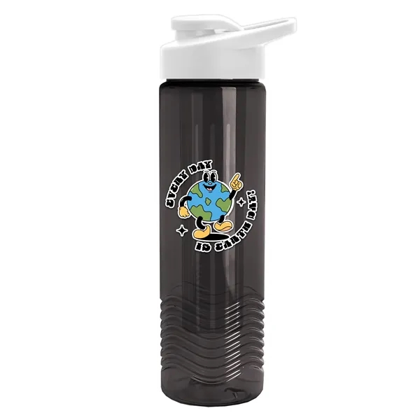 Wave 24 oz. Slim Cylinder Wave Design with Drink thru lid... from ASI 40480 Koozie Group