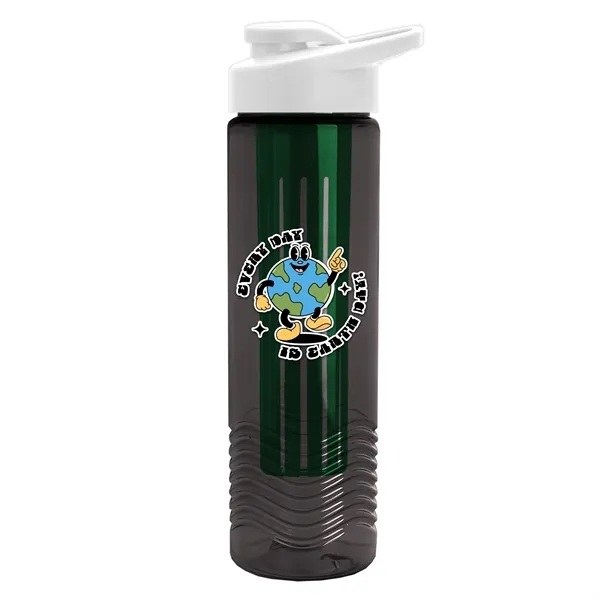 Wave 24 oz. Slim Cylinder Wave Design with Drink thru lid... from ASI 40480 Koozie Group