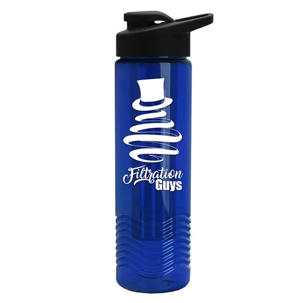 Wave 24 oz. Slim Cylinder Wave Design with Drink thru lid... from ASI 40480 Koozie Group