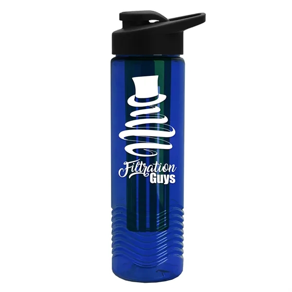 Wave 24 oz. Slim Cylinder Wave Design with Drink thru lid... from ASI 40480 Koozie Group
