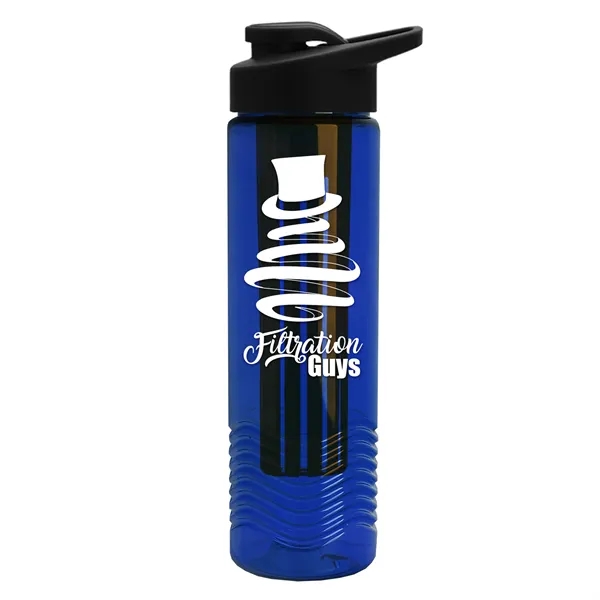 Wave 24 oz. Slim Cylinder Wave Design with Drink thru lid... from ASI 40480 Koozie Group