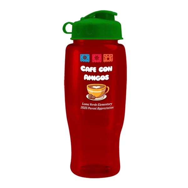 27 Oz Bottle w/ Flip Lid made from Recycled rPET.... from ASI 40480 Koozie Group