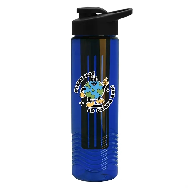Wave 24 oz. Slim Cylinder Wave Design with Drink thru lid... from ASI 40480 Koozie Group