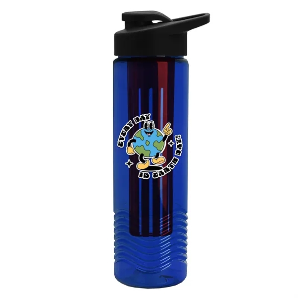 Wave 24 oz. Slim Cylinder Wave Design with Drink thru lid... from ASI 40480 Koozie Group