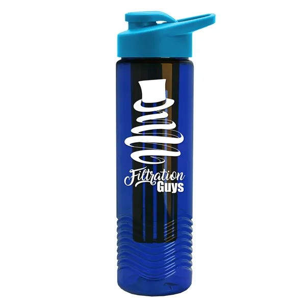 Wave 24 oz. Slim Cylinder Wave Design with Drink thru lid... from ASI 40480 Koozie Group