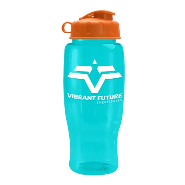 27 Oz Bottle w/ Flip Lid made from Recycled rPET.... from ASI 40480 Koozie Group