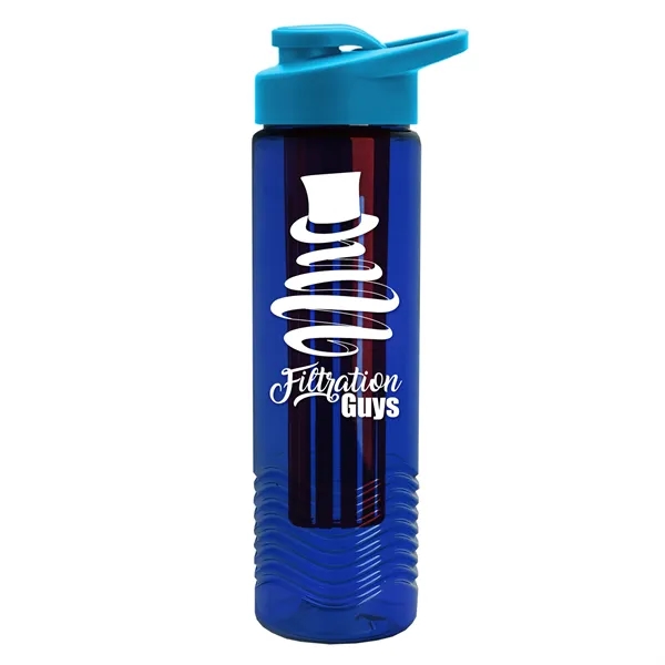 Wave 24 oz. Slim Cylinder Wave Design with Drink thru lid... from ASI 40480 Koozie Group