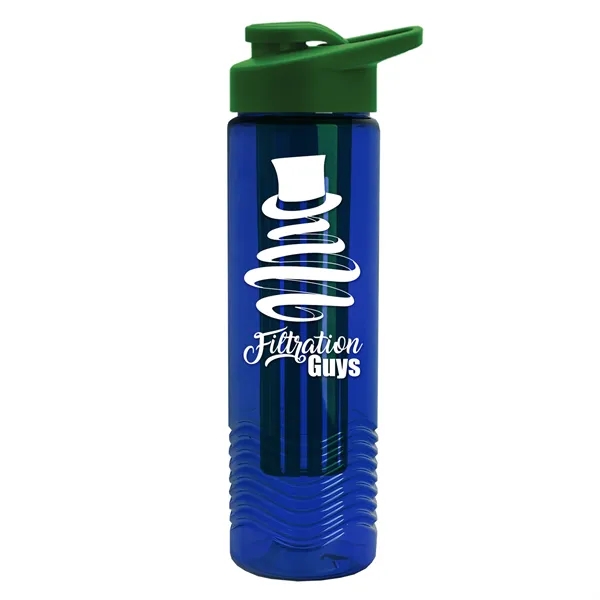 Wave 24 oz. Slim Cylinder Wave Design with Drink thru lid... from ASI 40480 Koozie Group