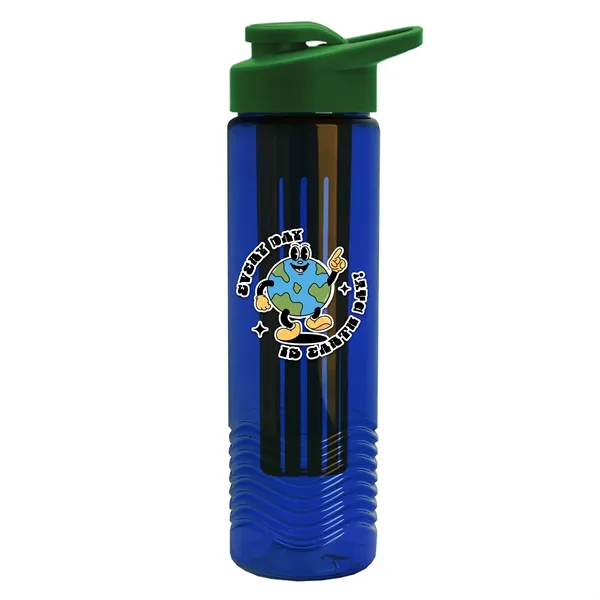 Wave 24 oz. Slim Cylinder Wave Design with Drink thru lid... from ASI 40480 Koozie Group