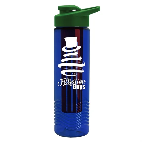 Wave 24 oz. Slim Cylinder Wave Design with Drink thru lid... from ASI 40480 Koozie Group