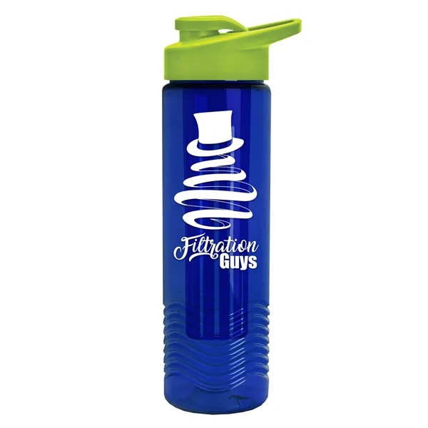 Wave 24 oz. Slim Cylinder Wave Design with Drink thru lid... from ASI 40480 Koozie Group