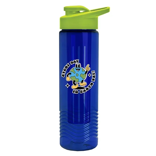 Wave 24 oz. Slim Cylinder Wave Design with Drink thru lid... from ASI 40480 Koozie Group