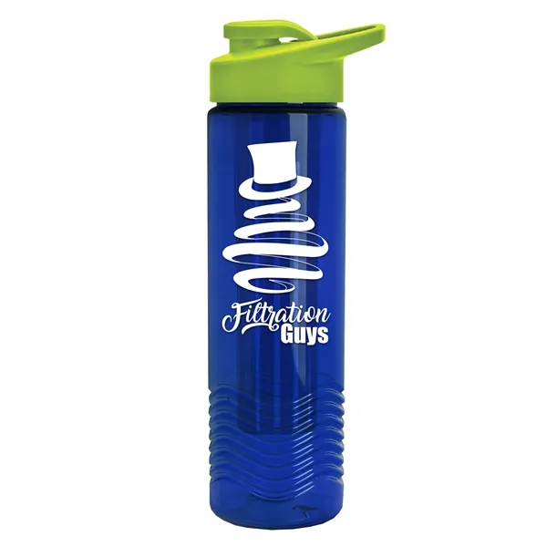 Wave 24 oz. Slim Cylinder Wave Design with Drink thru lid... from ASI 40480 Koozie Group