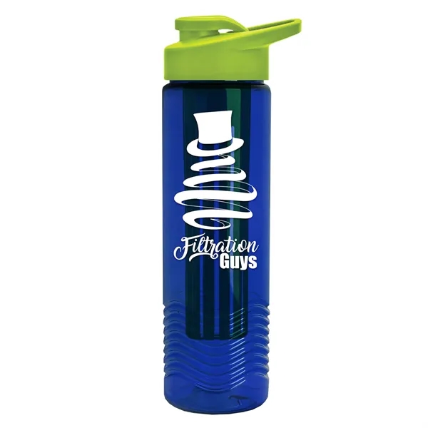 Wave 24 oz. Slim Cylinder Wave Design with Drink thru lid... from ASI 40480 Koozie Group