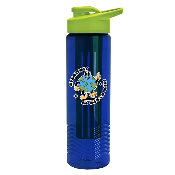 Wave 24 oz. Slim Cylinder Wave Design with Drink thru lid... from ASI 40480 Koozie Group