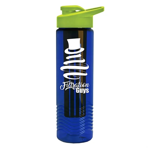 Wave 24 oz. Slim Cylinder Wave Design with Drink thru lid... from ASI 40480 Koozie Group