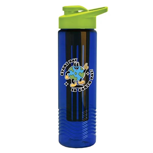 Wave 24 oz. Slim Cylinder Wave Design with Drink thru lid... from ASI 40480 Koozie Group