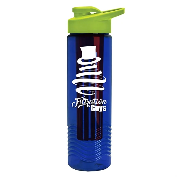 Wave 24 oz. Slim Cylinder Wave Design with Drink thru lid... from ASI 40480 Koozie Group