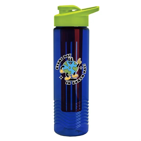 Wave 24 oz. Slim Cylinder Wave Design with Drink thru lid... from ASI 40480 Koozie Group