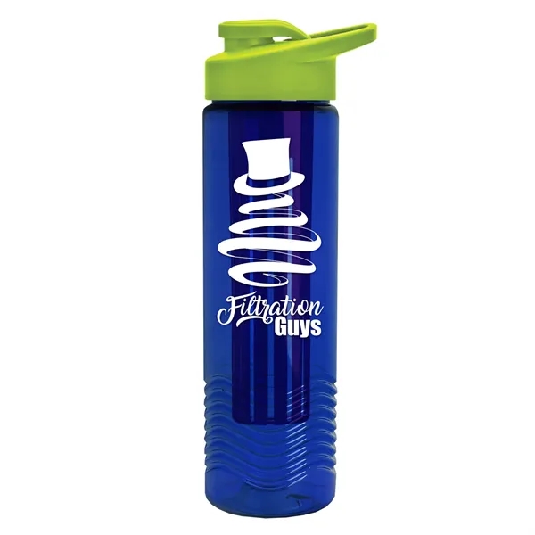 Wave 24 oz. Slim Cylinder Wave Design with Drink thru lid... from ASI 40480 Koozie Group