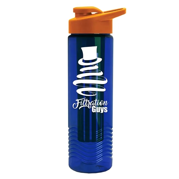 Wave 24 oz. Slim Cylinder Wave Design with Drink thru lid... from ASI 40480 Koozie Group