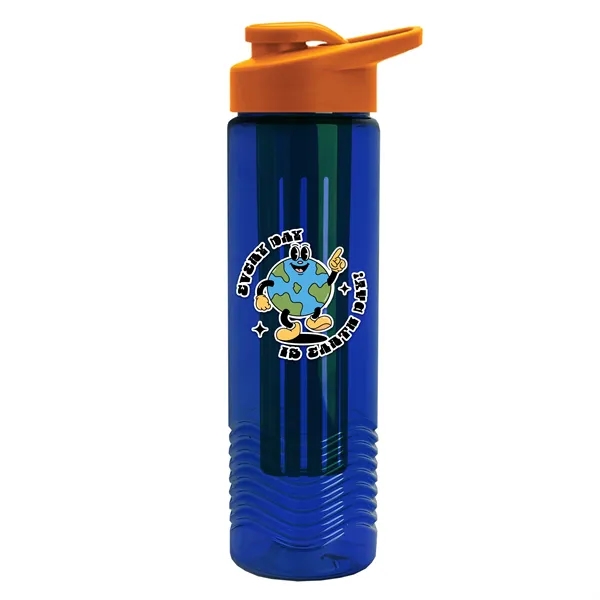 Wave 24 oz. Slim Cylinder Wave Design with Drink thru lid... from ASI 40480 Koozie Group
