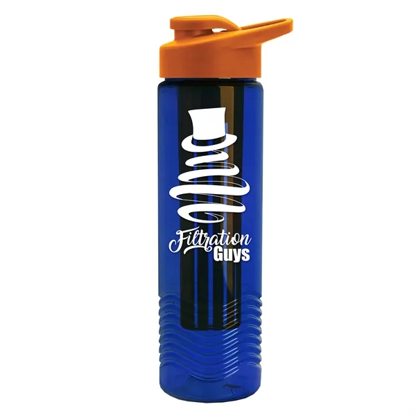 Wave 24 oz. Slim Cylinder Wave Design with Drink thru lid... from ASI 40480 Koozie Group