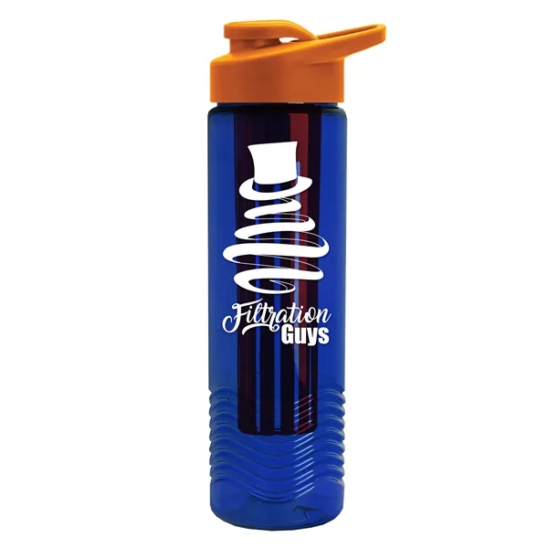 Wave 24 oz. Slim Cylinder Wave Design with Drink thru lid... from ASI 40480 Koozie Group