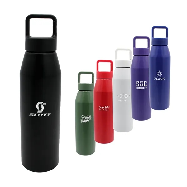 25 oz. Recycled Aluminum Bottle with Carabiner Lid, Laser En... from ASI 30270 Aakron Line