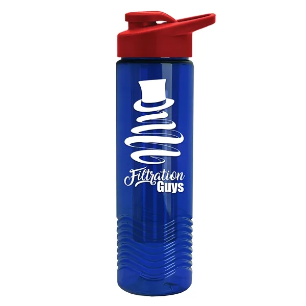 Wave 24 oz. Slim Cylinder Wave Design with Drink thru lid... from ASI 40480 Koozie Group