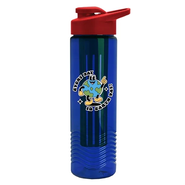 Wave 24 oz. Slim Cylinder Wave Design with Drink thru lid... from ASI 40480 Koozie Group