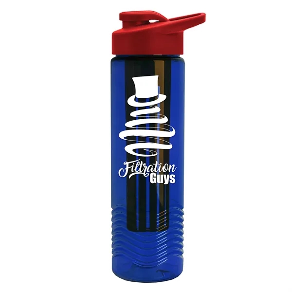 Wave 24 oz. Slim Cylinder Wave Design with Drink thru lid... from ASI 40480 Koozie Group