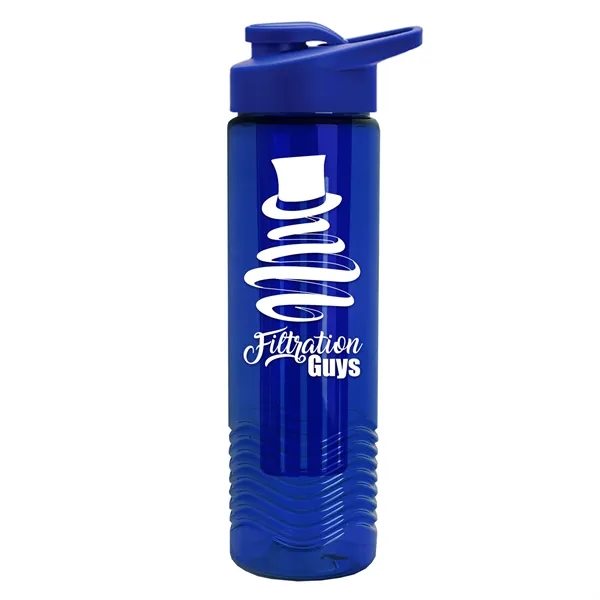 Wave 24 oz. Slim Cylinder Wave Design with Drink thru lid... from ASI 40480 Koozie Group