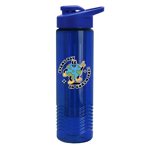 Wave 24 oz. Slim Cylinder Wave Design with Drink thru lid... from ASI 40480 Koozie Group