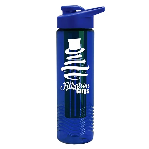 Wave 24 oz. Slim Cylinder Wave Design with Drink thru lid... from ASI 40480 Koozie Group