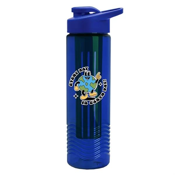 Wave 24 oz. Slim Cylinder Wave Design with Drink thru lid... from ASI 40480 Koozie Group