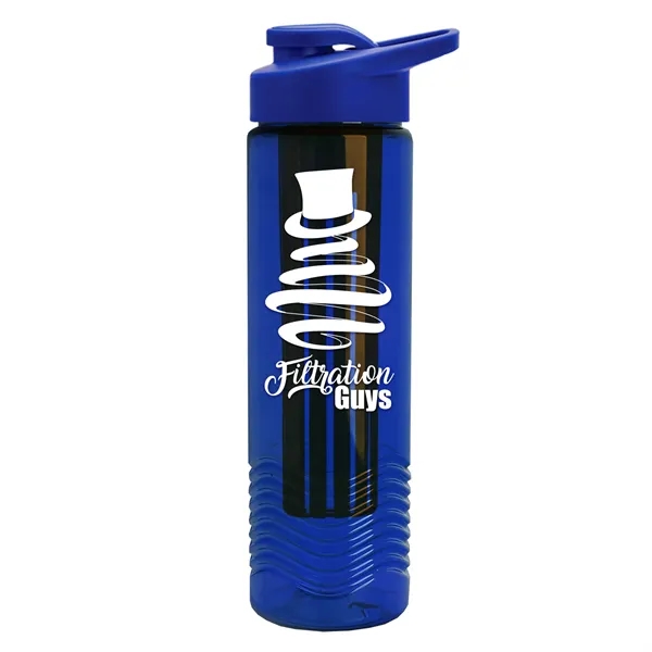 Wave 24 oz. Slim Cylinder Wave Design with Drink thru lid... from ASI 40480 Koozie Group